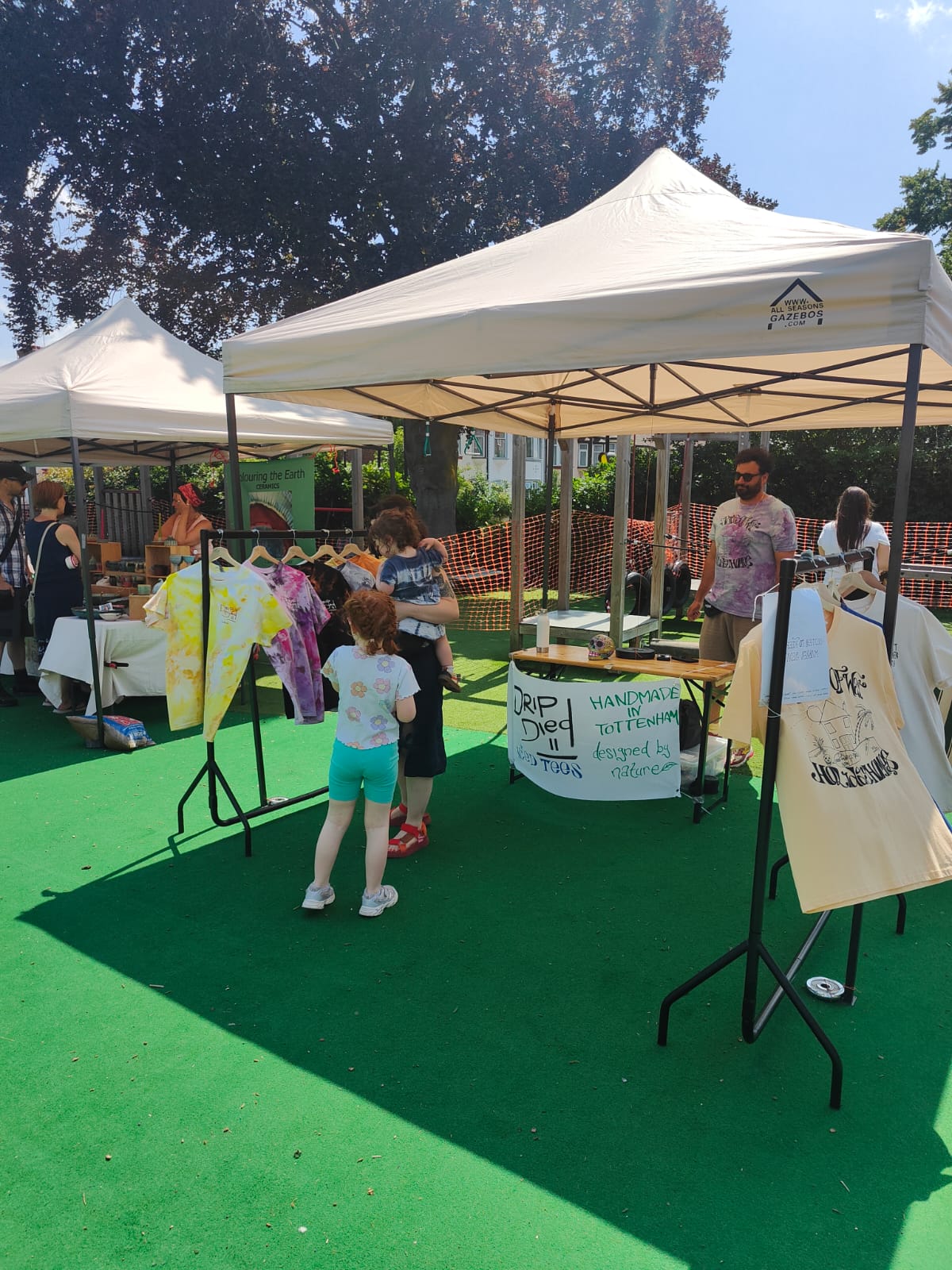 West Green Market stall scene