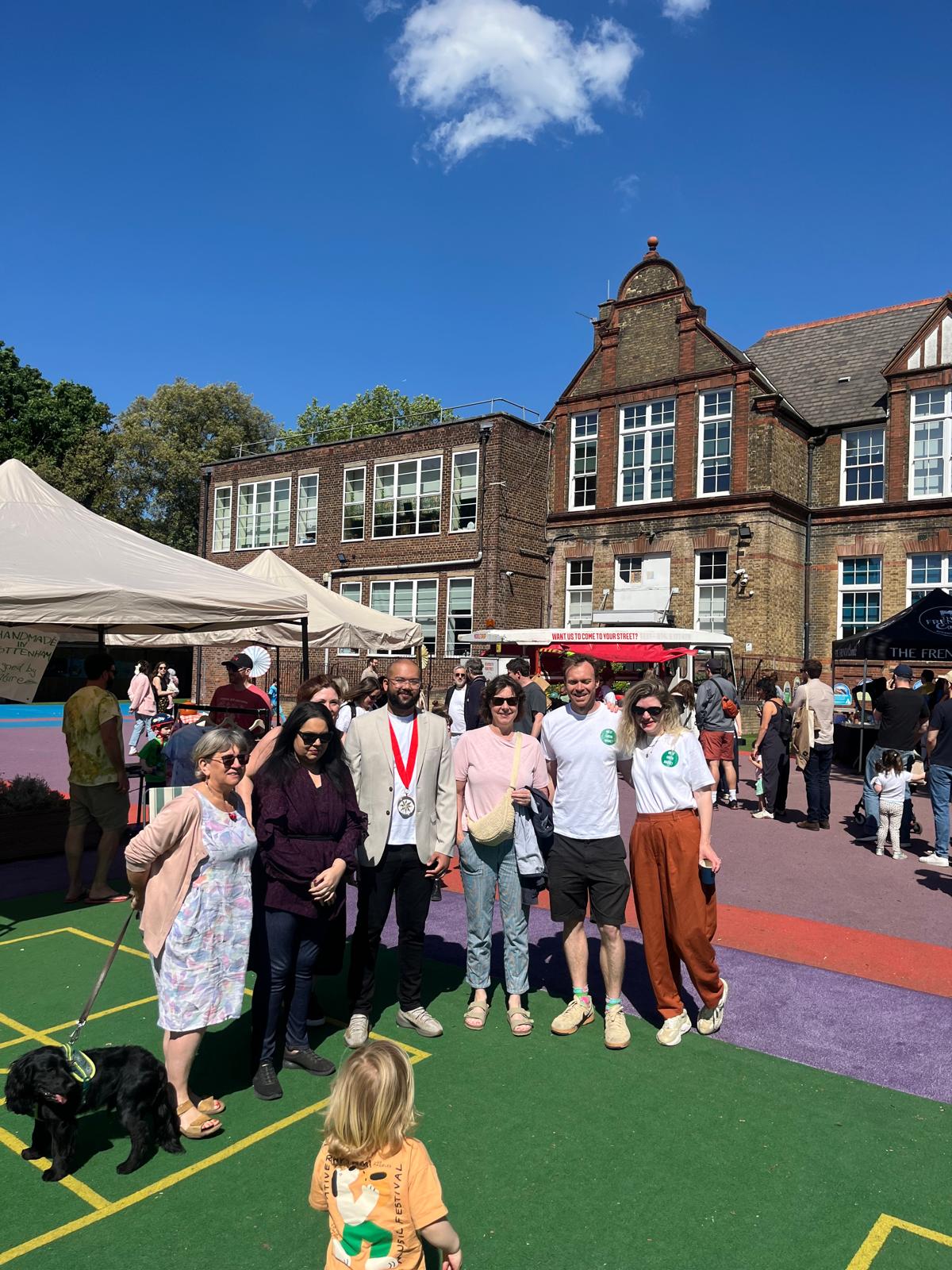 Community market day in Tottenham